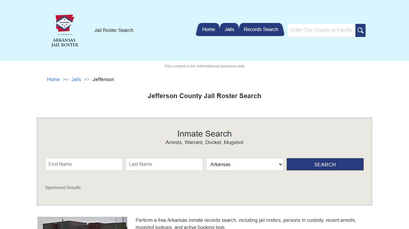 Jefferson County Jail Roster Search