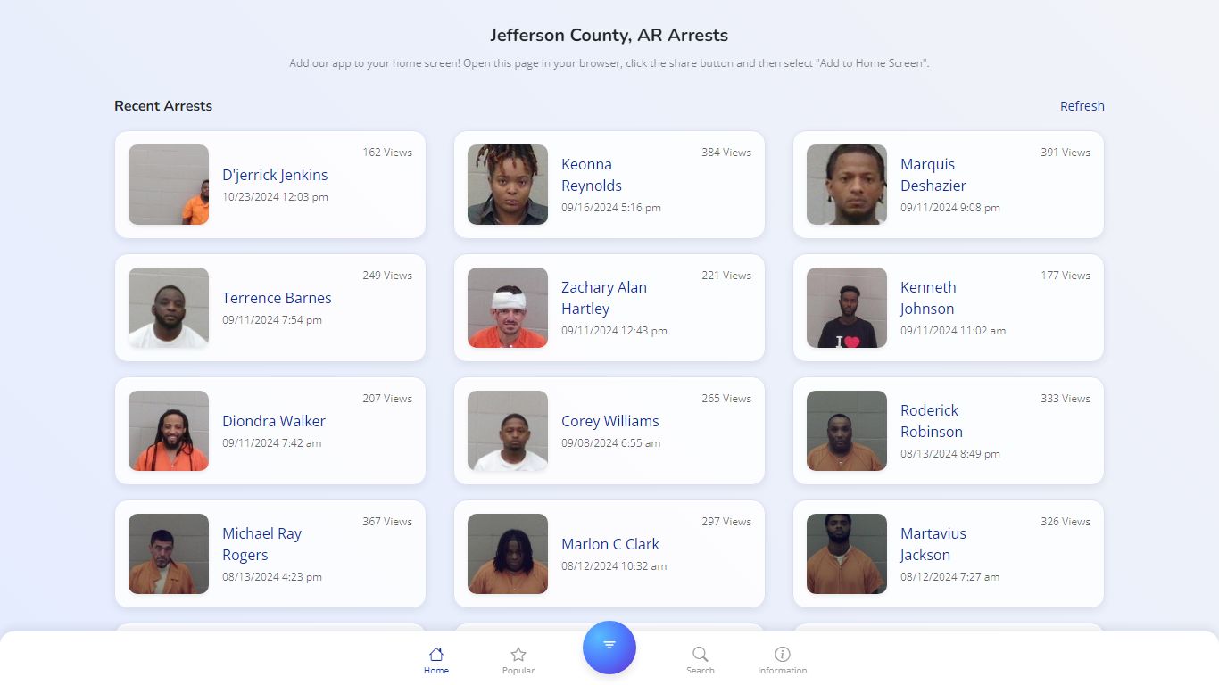 Jefferson County, AR Arrests | Public Jail Records